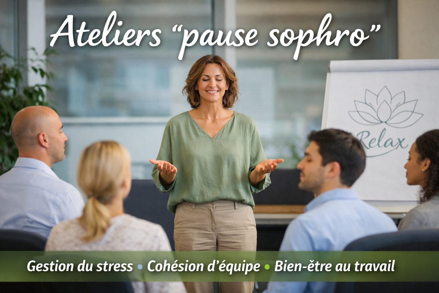 Ateliers pause sophro en entreprise
